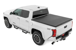 Toyota Tacoma Soft Tri-Fold Bed Cover - Rough Country - Tri-Fold - '24-'26
